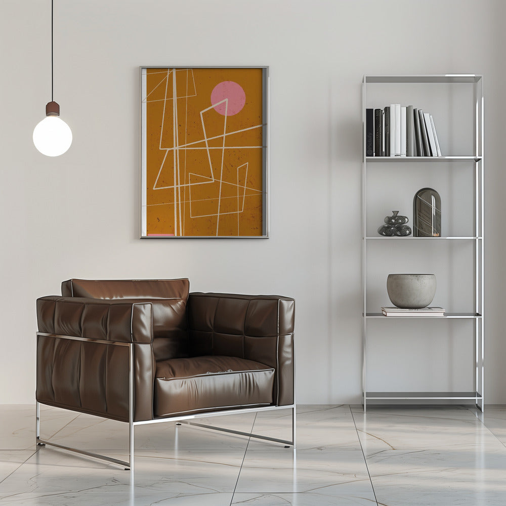 Angular Lines no 10 Poster